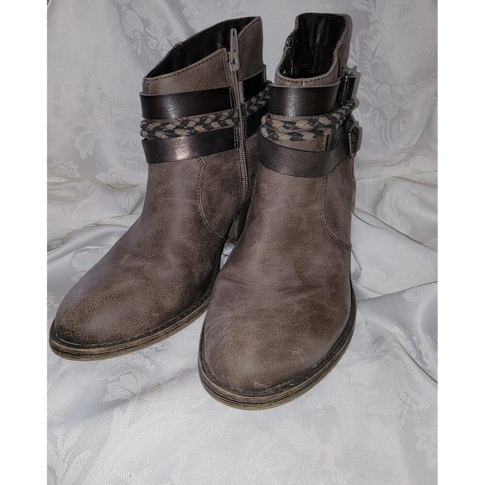 BKE Sole Elaina Size 8 Med Brown Booties From Buckle